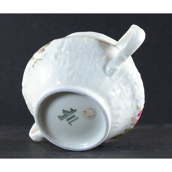 Sugar Bowl & Lid Ivory Rose Sanssouci ROSENTHAL Classic Made in Germany 1950s - Picture 8 of 12